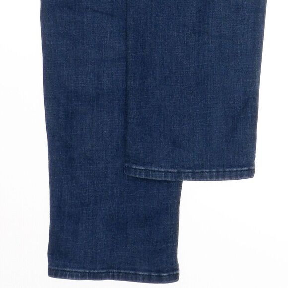 Express Mens Jeans 31x32 Measures 32x29.5 Straight Blue Denim Stretch - Picture 9 of 11